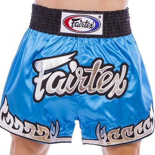 

Шорты для тайского бокса и кикбоксинга BS0631 Fairtex XXL Голубой (37475029)