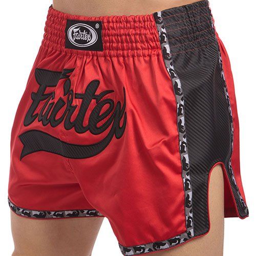 

Шорты для тайского бокса и кикбоксинга BS1703 Fairtex XL Красно-черный (37475033)