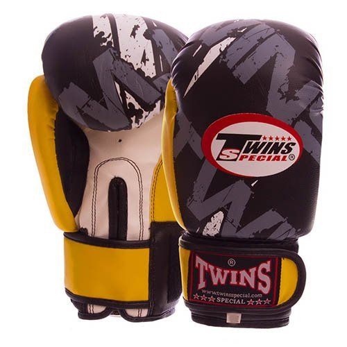 

Перчатки боксерские TW-2206 Twins 4oz Желтый (37426097)