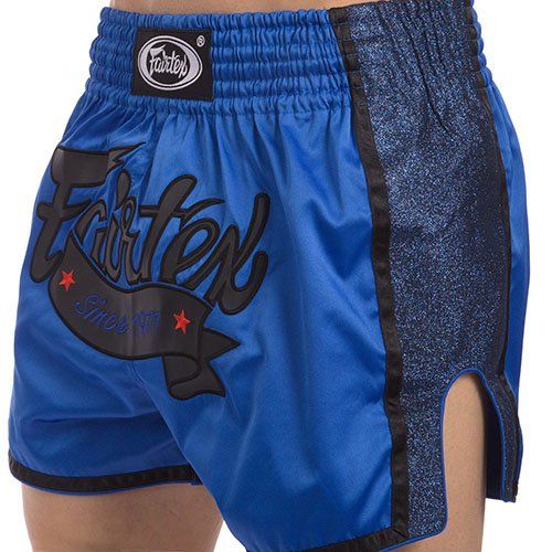 

Шорты для тайского бокса и кикбоксинга BS1702 Fairtex S Сине-черный (37475034)