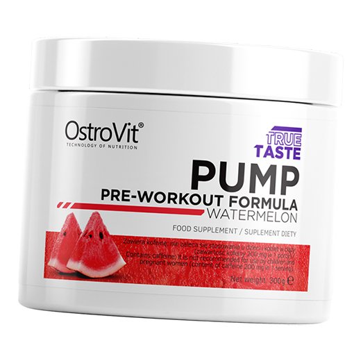 

Предтренировочная добавка, Pump pre-workout formula, Ostrovit 300г Арбуз (11250001)