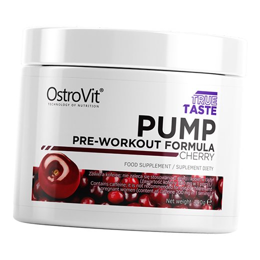 

Предтренировочная добавка, Pump pre-workout formula, Ostrovit 300г Вишня (11250001)