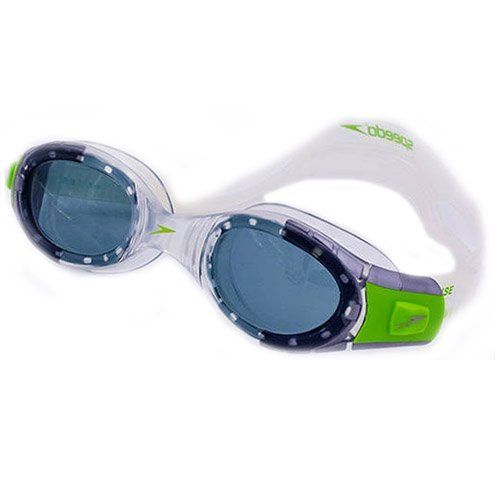 

Очки для плавания детские 8012337239 Speedo Бело-черно-зеленый (60443052)