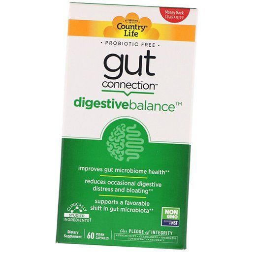 

Gut Connection Digestive Balance Country Life 60вегкапс (69124006)