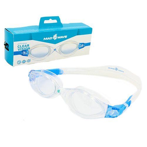 

Очки для плавания Clear Vision M043106 Mad Wave Голубой (60444038)