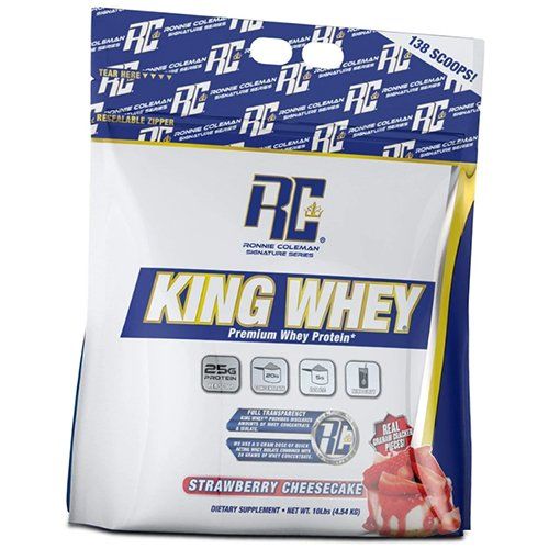 

King Whey Ronnie Coleman 4540г Клубничный чизкейк (29159003)