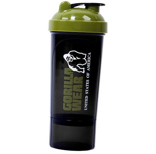 

Шейкер Compact Gorilla Wear 500мл Черно-хаки (09369002)