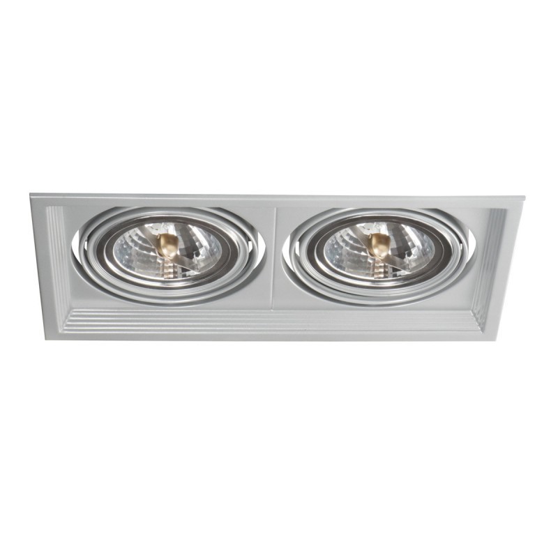 

Светильник точечный Kanlux ARTO 2L-SR 2xG53 IP20 серебро 26614