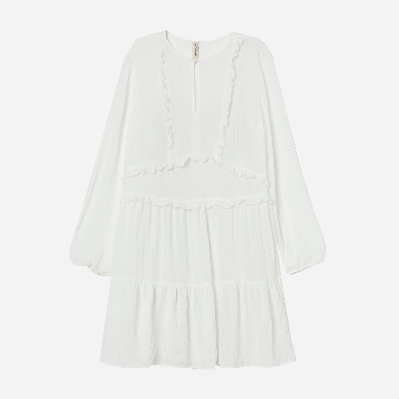 

Платье H&M 0850732_бел 34 Белое