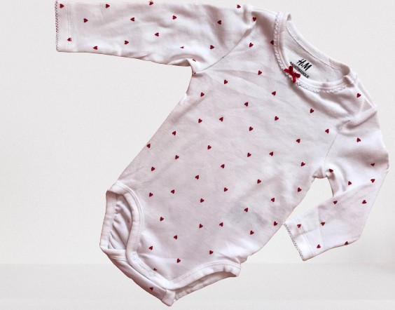 

Боди H&M белый с принтом 62см ( 2018 )