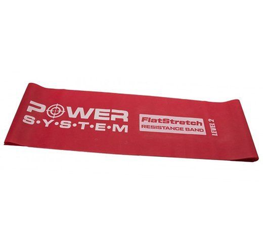 

Эспандер ленточный Flat Stretch Band Power System Красный (56227045)