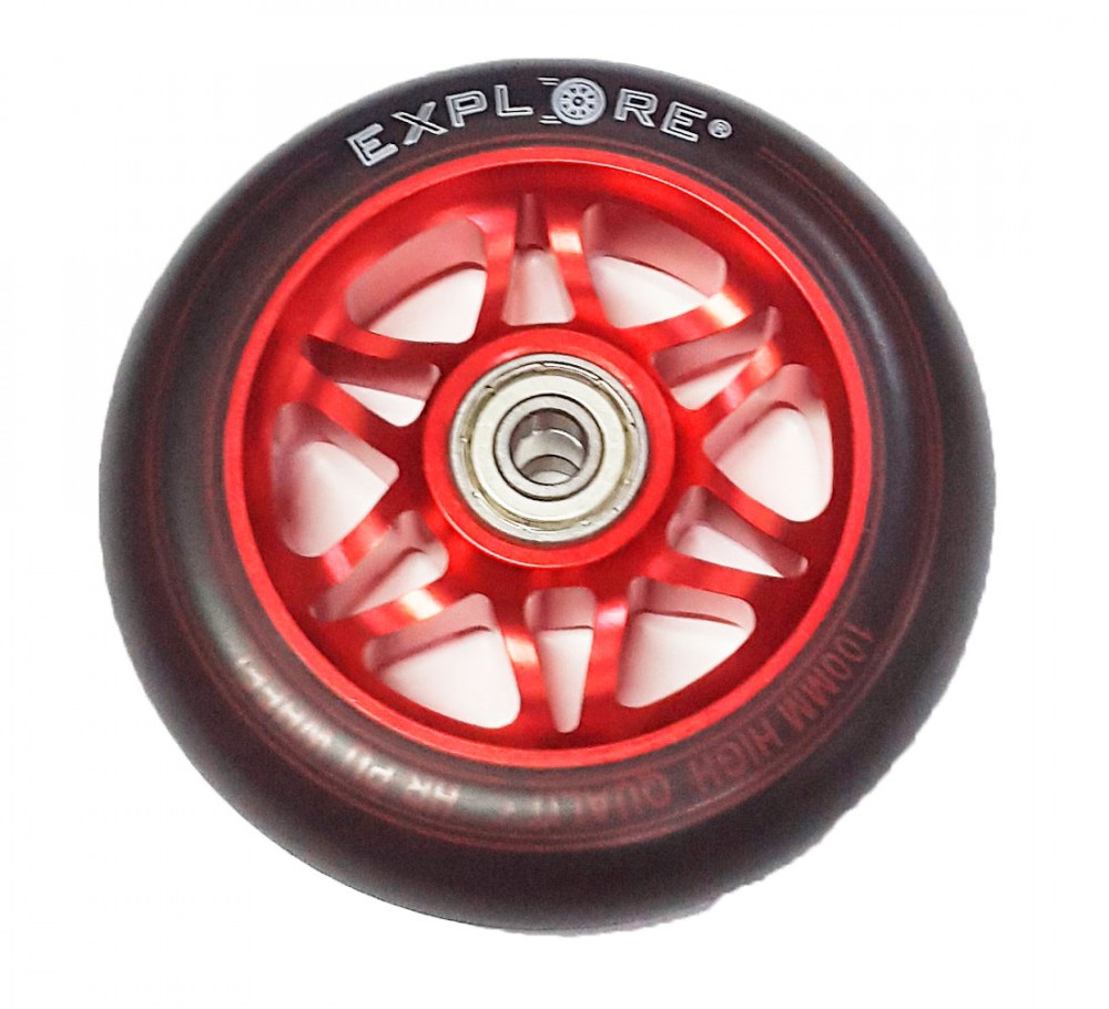 

Колесо для трюкового самоката WHEELS SCOTER 100+abec Alum до 100 кг Explore (2T7011)