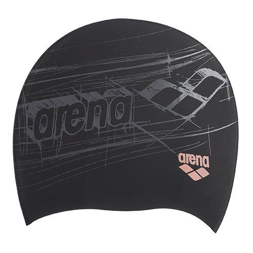 

Шапочка для плавания Print AR-94168 Arena Черно-серый (60442064)