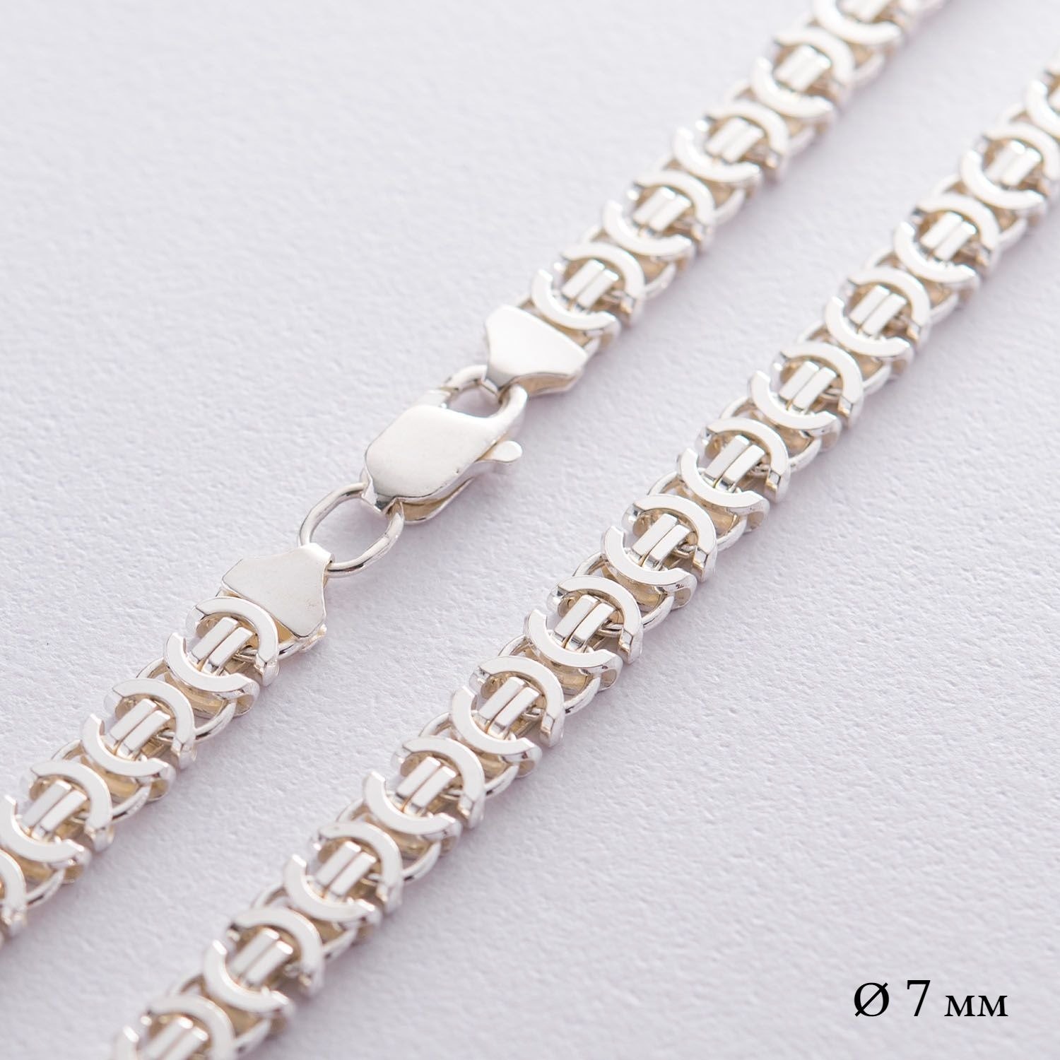 

Серебряная цепочка (плетение Евро) б011683 Оникс 55