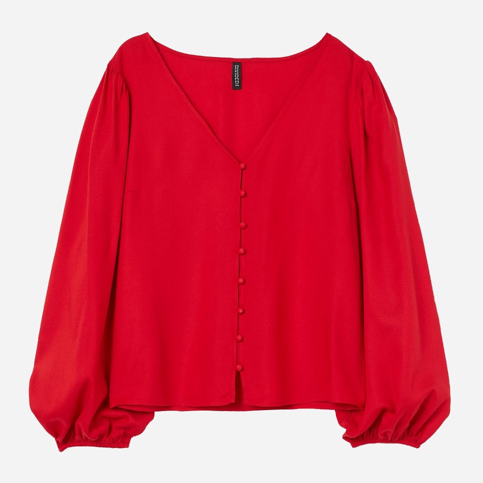 

Блузка H&M 802433 34 Красная