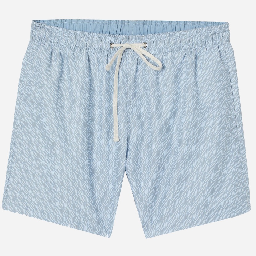 

Пляжные шорты H&M 0685604_три.полос L Светло-голубые