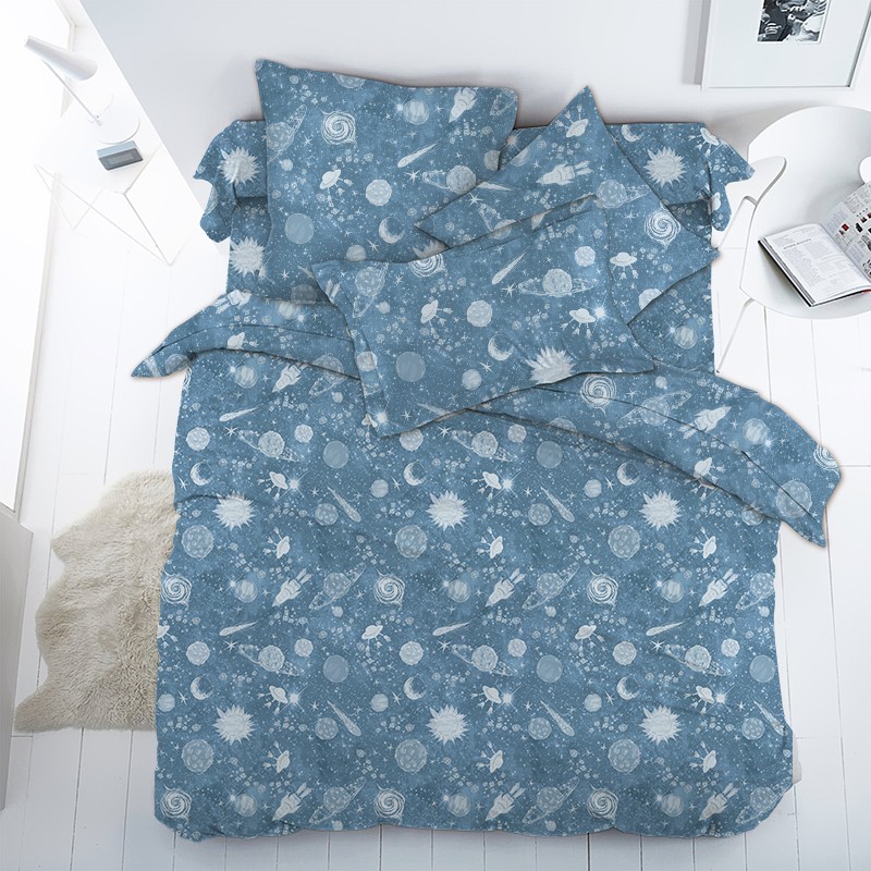 

Комплект постельного белья Галактика CottonTwill 1-спальный 150х220 см Поплин (ДПР012-2)