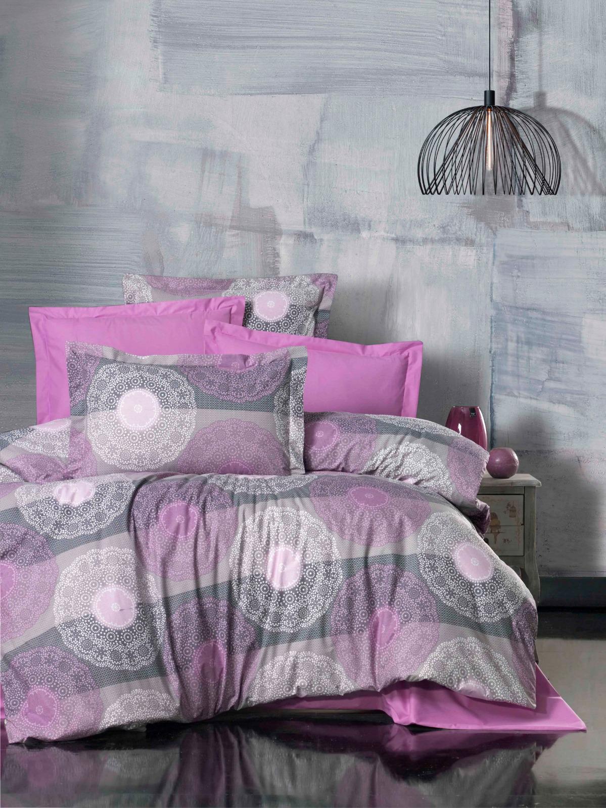 

Комплект постельного белья Кушадасы CottonTwill Турецкий Ранфорс 1.5-спальный 150х220 см (ТRD013-3)