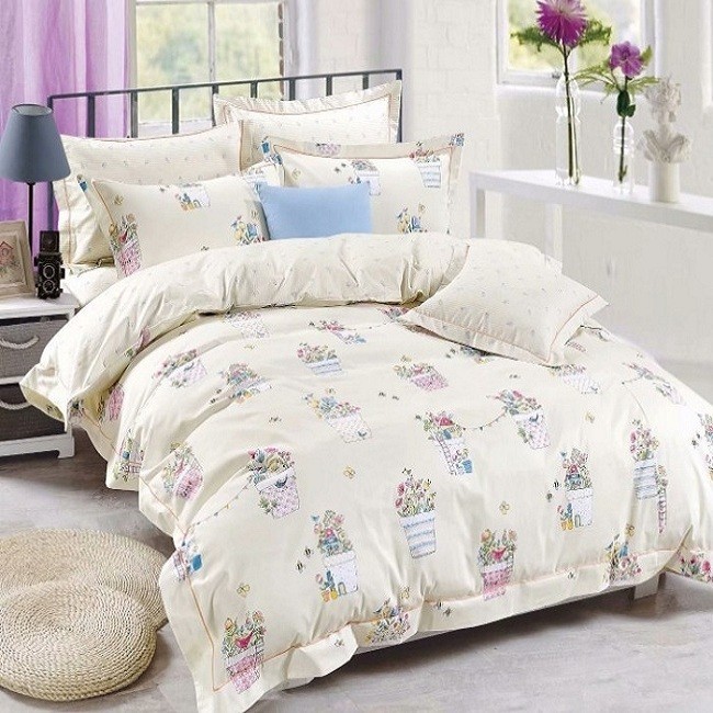 

Детское постельное белье Цветы CottonTwill 1-спальное 150х220 см Сатин люкс Elite (СКЕ0012-2)