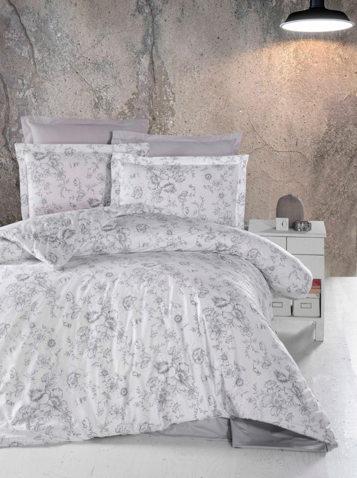 

Комплект постельного белья Фетхие CottonTwill Турецкий Ранфорс 220х240 см Евро (ТRD021-5)