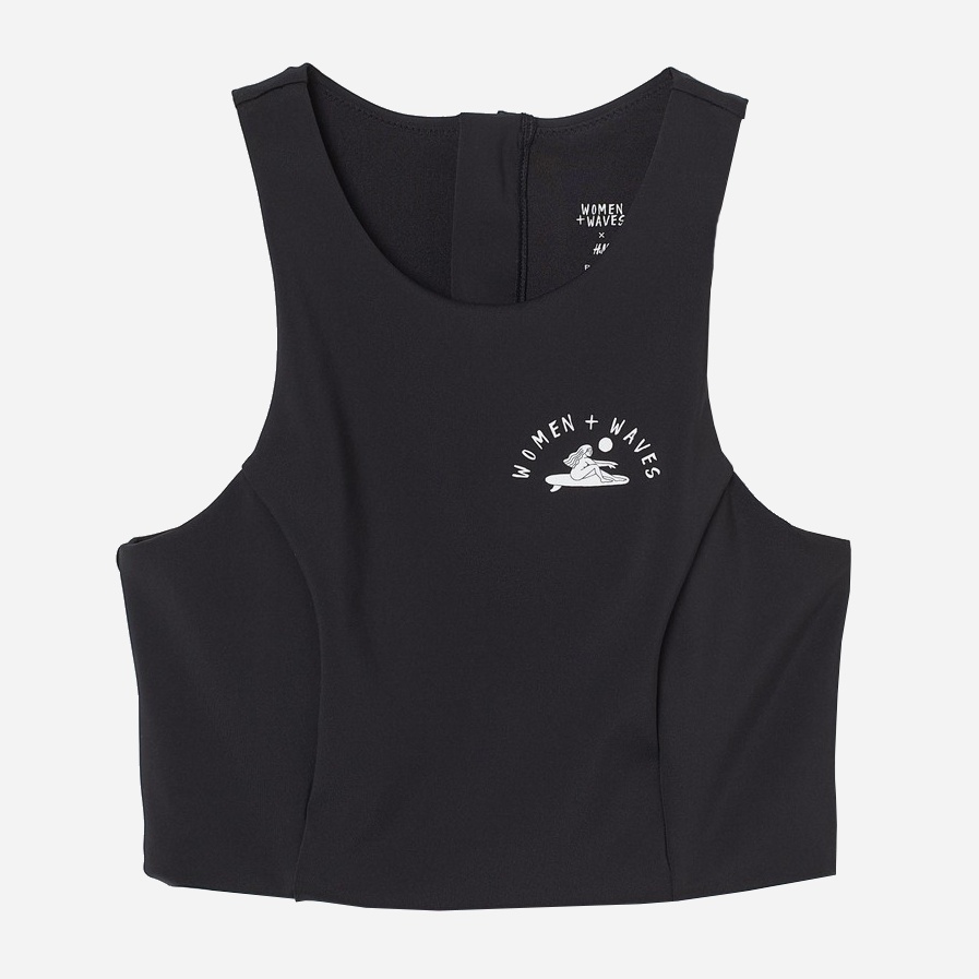 

Топ спортивный H&M 0876390_черн 36 Черный