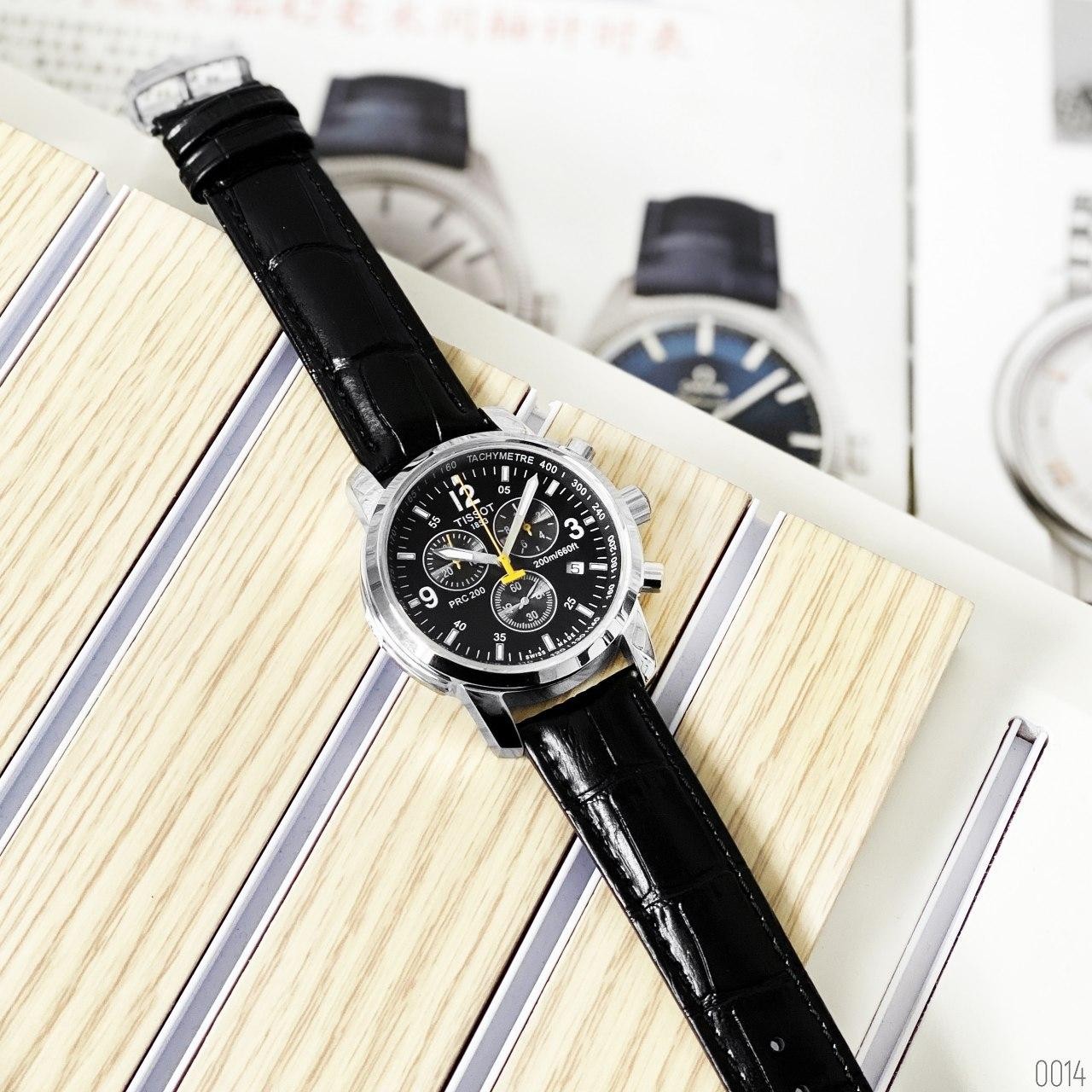 

Наручний годинник Tissot T-Sport PRC 200 Chronograph Black-Silver-Black-Yellow