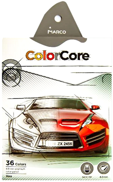 

Карандаши цветные Marco ColorCore 36 цветов (3000-36CB-A)