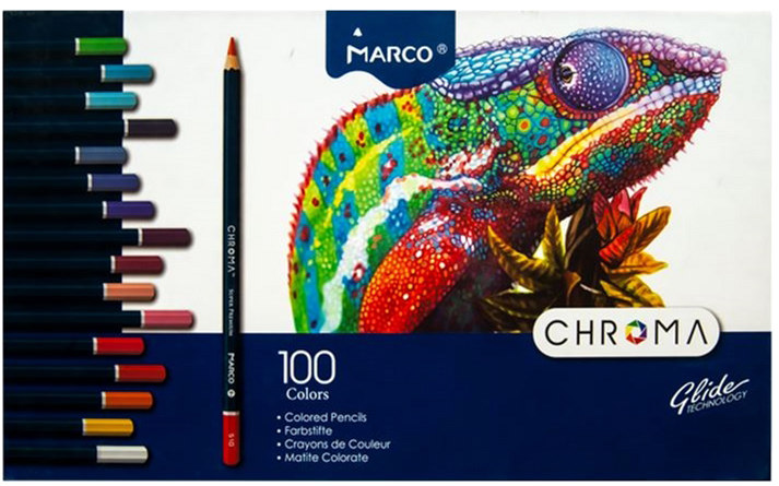 

Карандаши цветные Marco Chroma 100 цветов (8010-100CB)