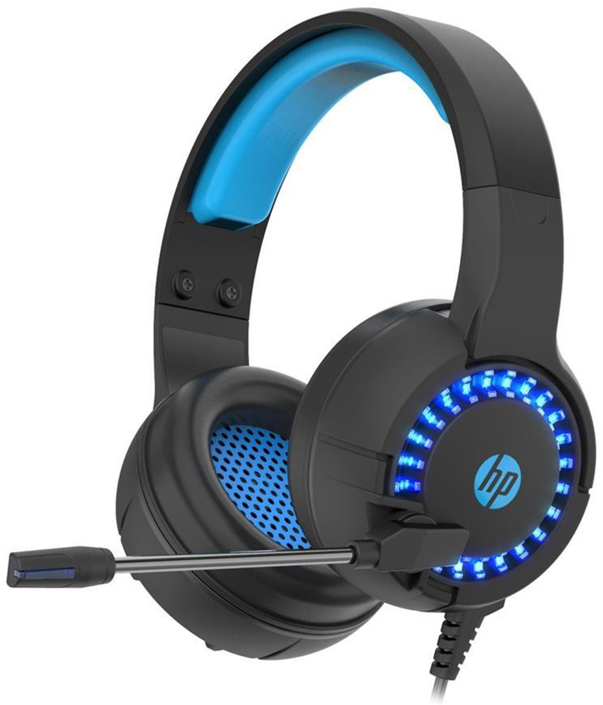 

Наушники HP DHE-8011UM Gaming Blue LED Black