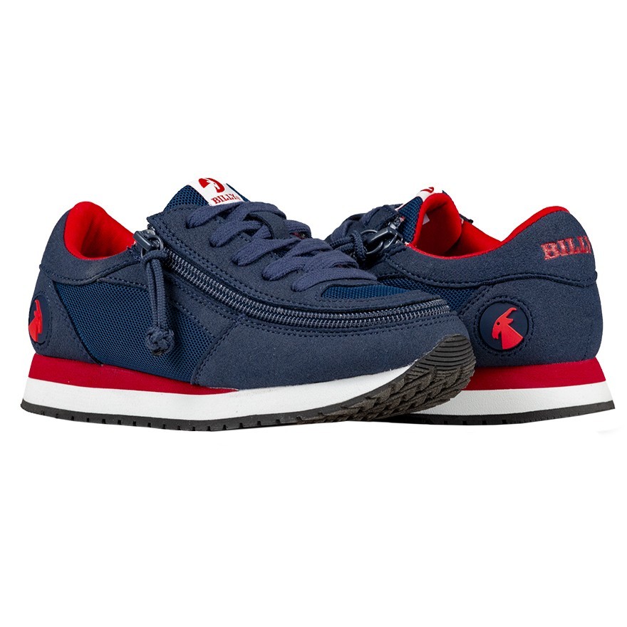 

Кеды BILLY Footwear Kid’s Navy-Red Faux Suede / Mesh BILLY Jogger 32 Синий