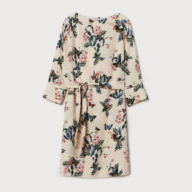 

Платье H&M 0649397-9 50 Бежевое