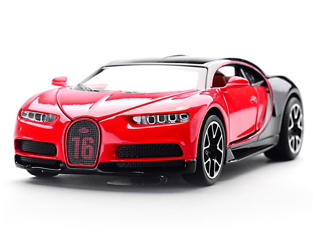 

Модель гоночного автомобиля BauTech Bugatti 1:32 металлическая Красный (1008-513-01)