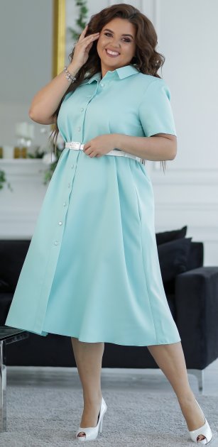 

Платье New Fashion 125  Мятное, Платье New Fashion 125 56 Мятное