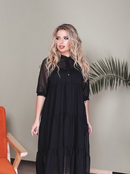 

Платье Lilove 036-3 XXXL (54-56) Черное