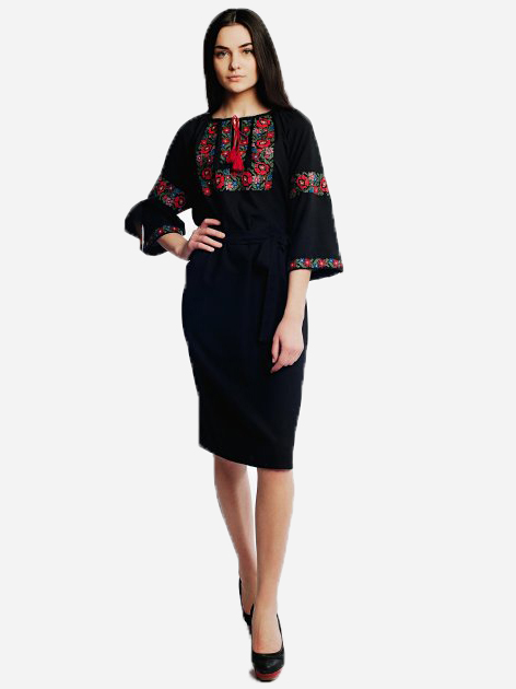 

Платье-вышиванка Edelvika 612-18/10 XXL Черное