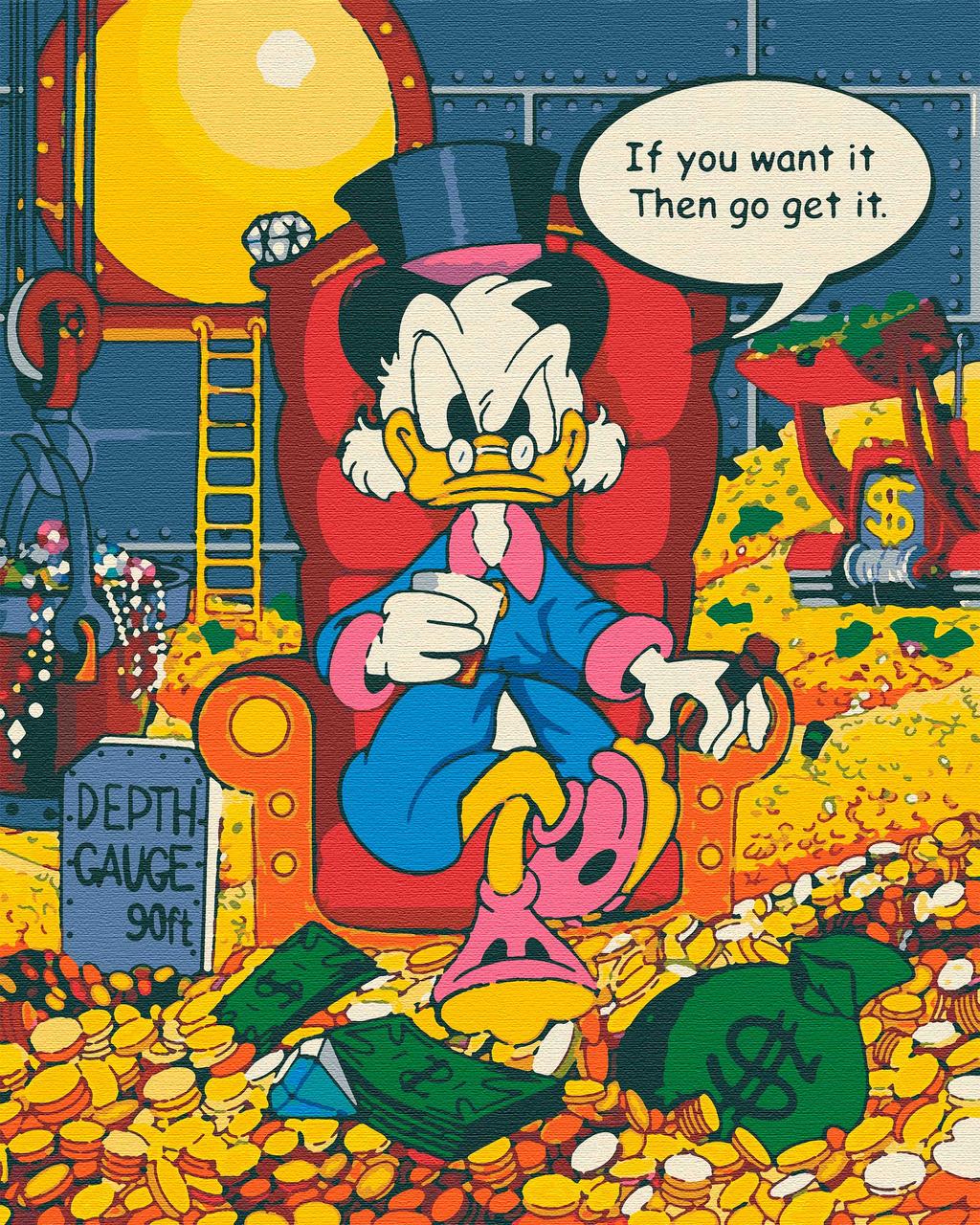 

Картина по номерам Богатый Макдак ,40*50 см, без коробки RB