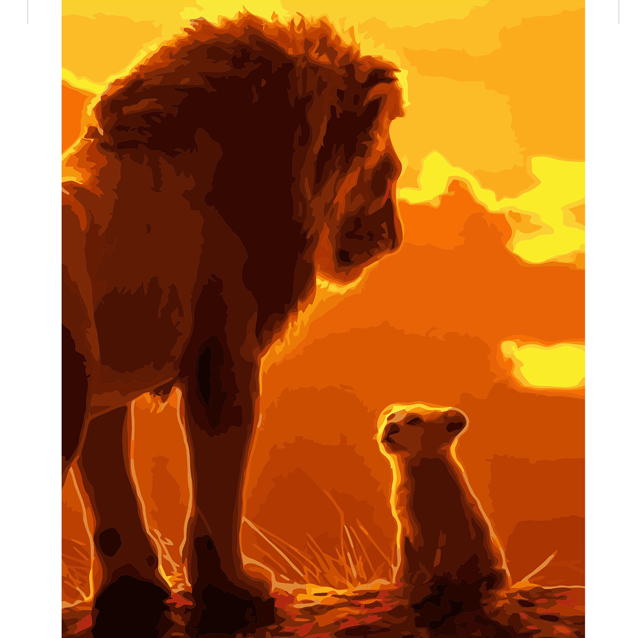 

Картина по номерам Король Лев, 40*50 см, ST в коробке