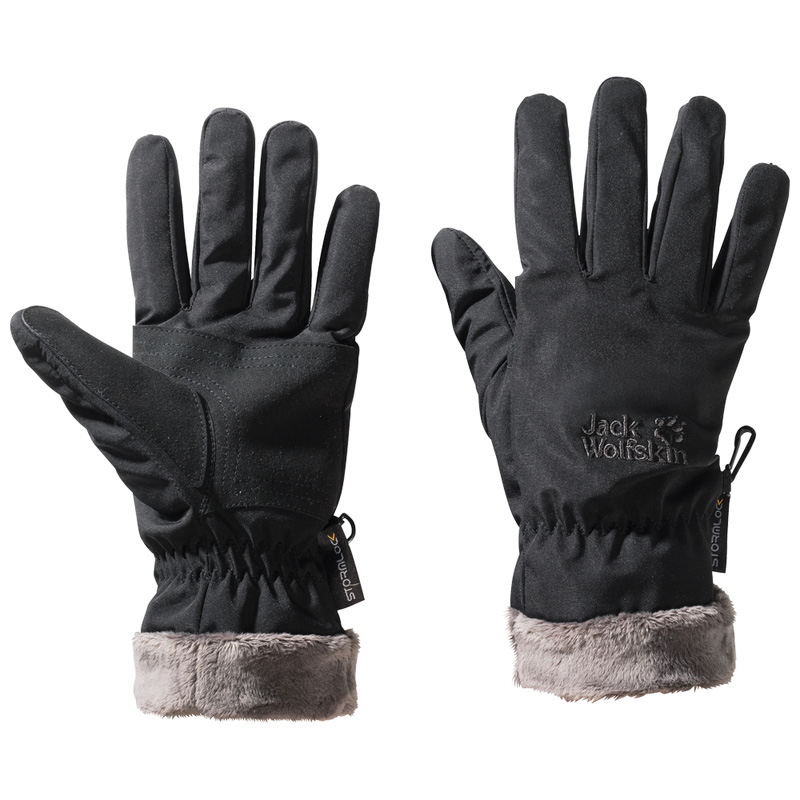 

Перчатки Jack Wolfskin черные 1901084-6000 (S)