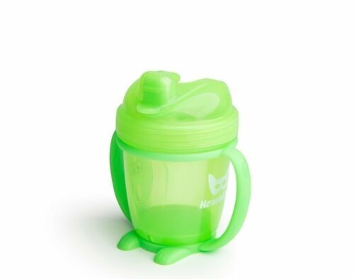 

Чашка-непроливайка Herobility HeroSippy зеленая с мягким носиком 150 мл 6 мес+