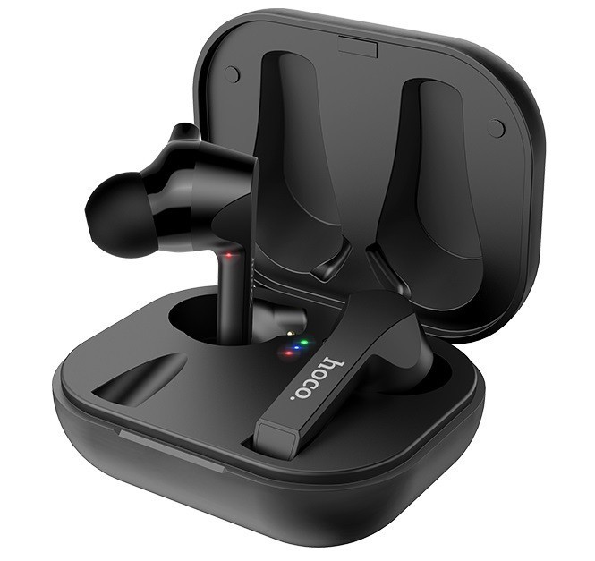 

Беспроводные Bluetooth наушники TWS Hoco Pleasure wireless headset ES34 в кейсе Black