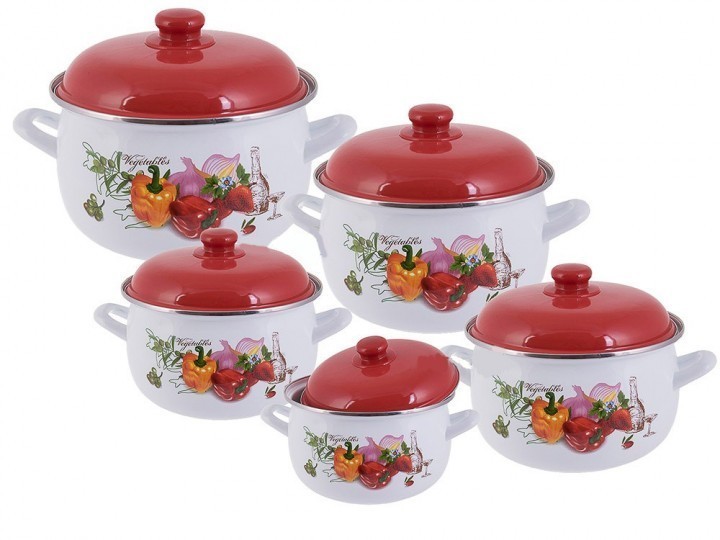 

Набор эмалированной посуды 10 предметов Edenberg EB-1877