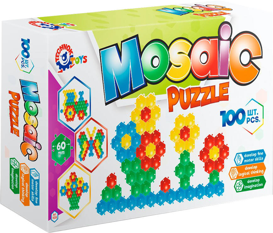 

Игровой набор ТехноК мозаика-пазл (1035) (4823037601035)