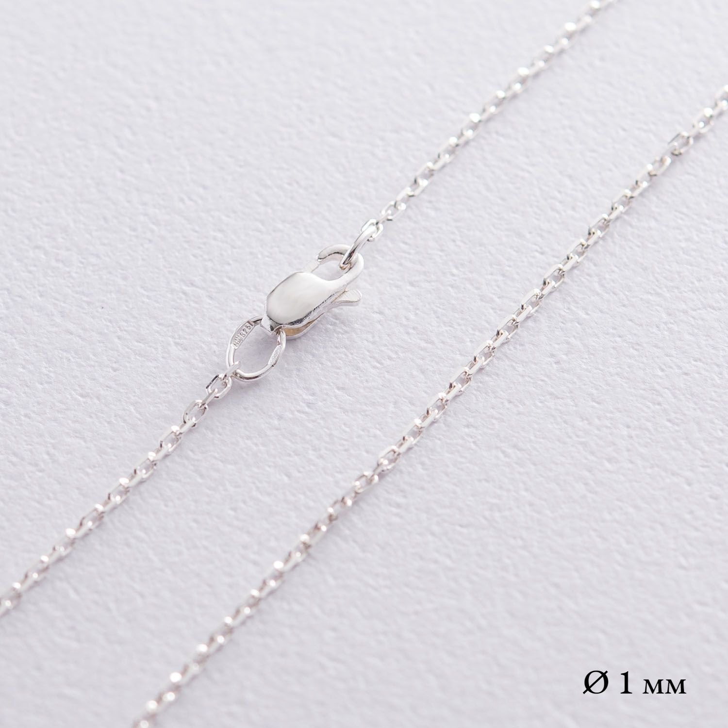 

Серебряная цепочка (якорное плетение) б010191b Оникс 45