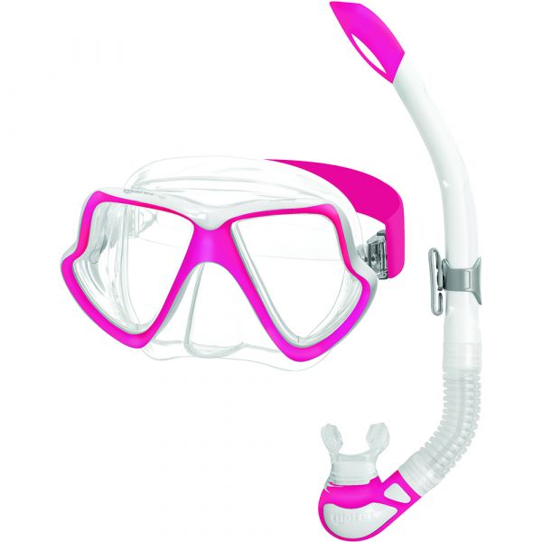 

Набор для сноркилинга Mares Wahoo Neon (бело-розовый) (411779.SFPKWCL)