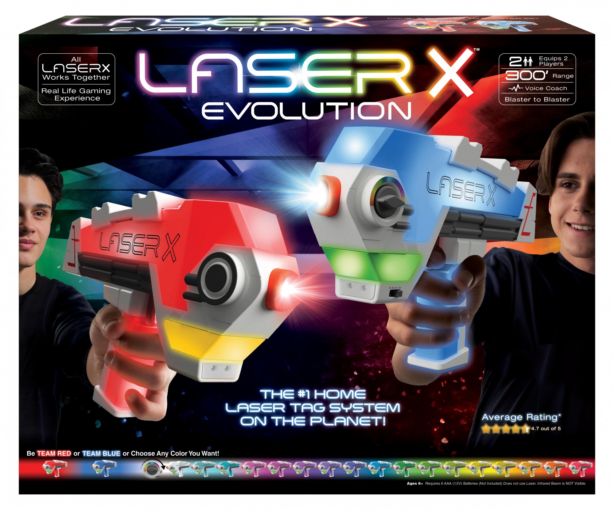 

Ігровий набір для лазерних боїв Lazer X Evolution для двох гравців (88908)