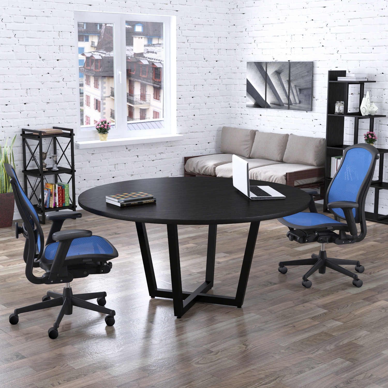 

Стол для переговоров D-1600 Loft design Венге Луизиана