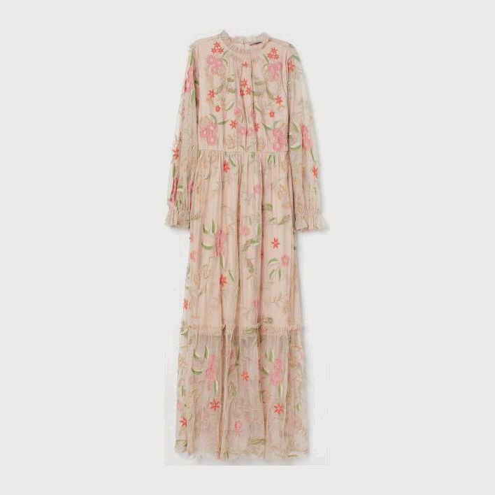 

Платье H&M 0771998-9 40 Бежевое