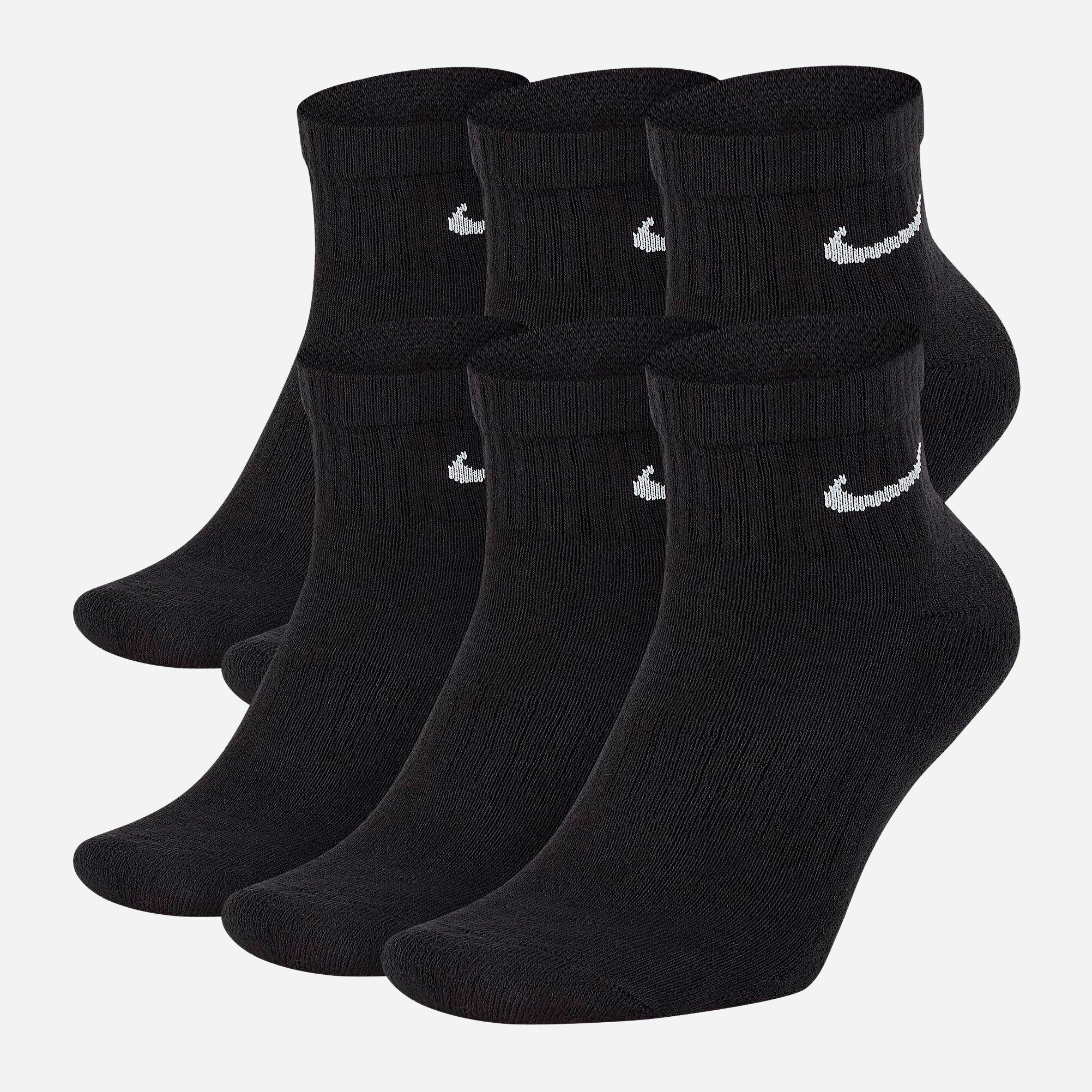 

Набор носков Nike U Nk Everyday Cush Ankl 6pr-bd SX7669-010 - (XL) 6 пар Черный, Набор носков Nike U Nk Everyday Cush Ankl 6pr-bd SX7669-010 46-50 (XL) 6 пар Черный