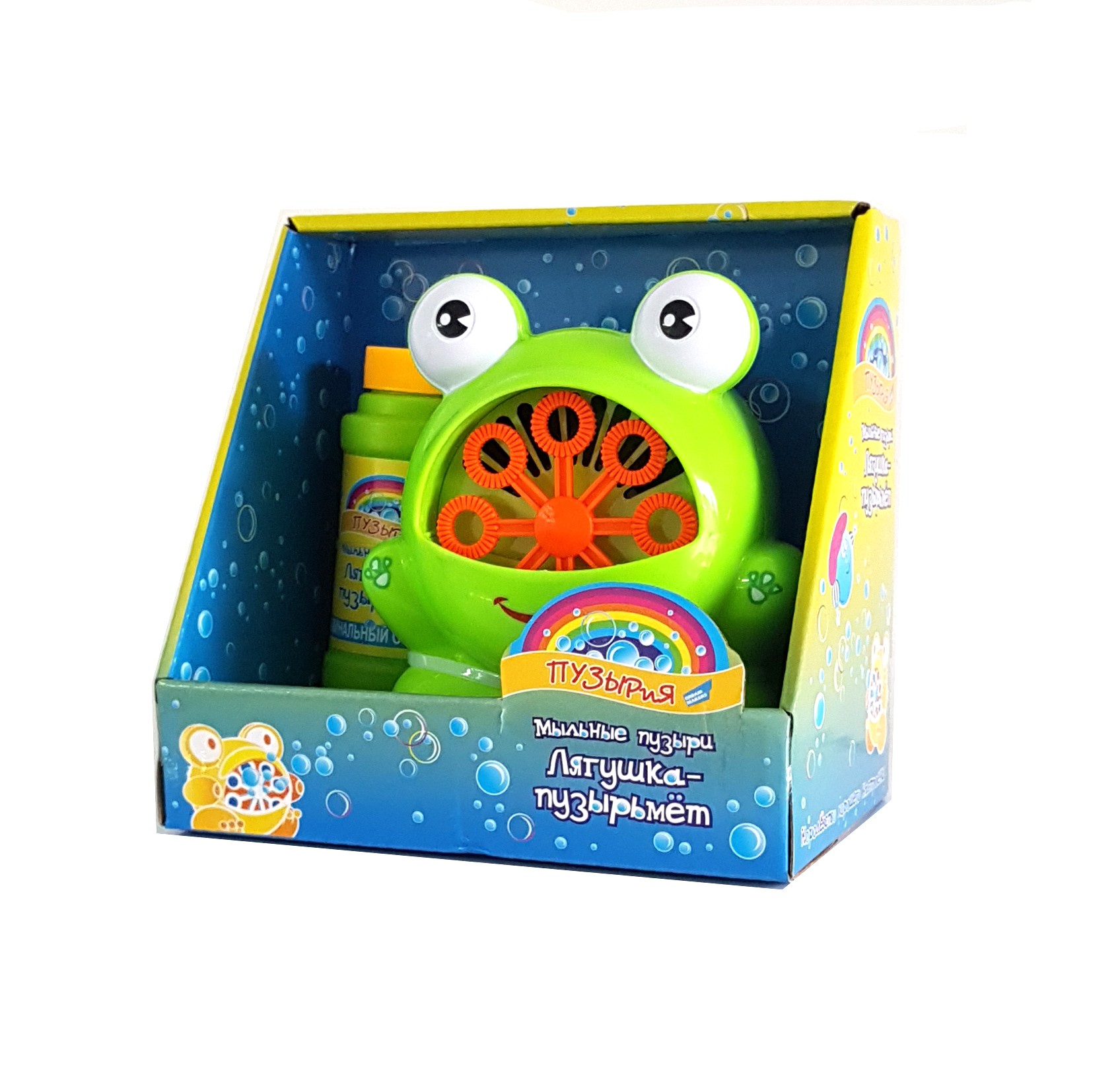 

Набор игровой Bubbleland Мыльные пузыри "Лягушка-бульбашкомет"