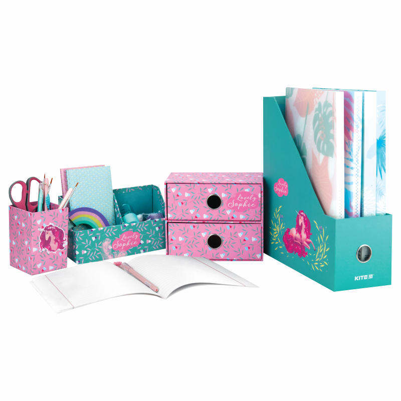 

Органайзер настольный Kite Lovely Sophie 4 предмета (K20-357-1)
